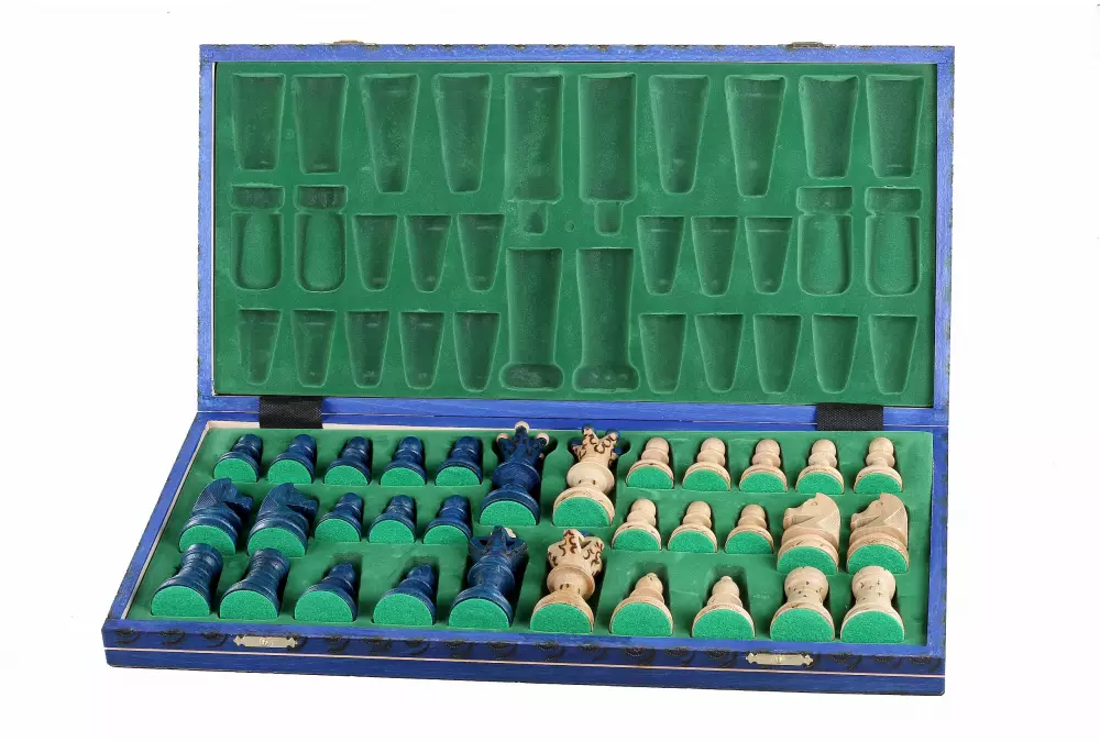 SZACHY AMBASADOR New Line kolor niebieski (54cm)